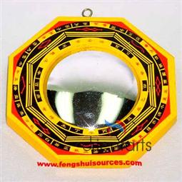 5 Inches Feng Shui Bagua Mirror