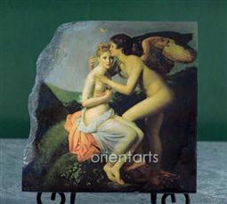 Cupid and Psyche by Francois Pascal Simon Oil Painting Reproduction on Slate