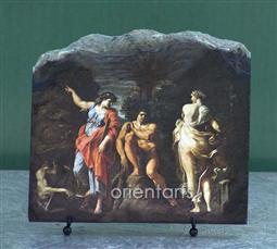 Hercules at the Crossroads by Annibale Carracci Oil Painting Reproduction on Slate