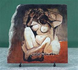 Nude Women by Picasso Pablo Ruiz Oil Painting Reproduction on Slate