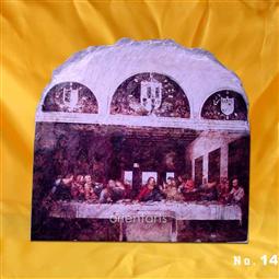 The Last Supper by Da Vinci Oil Painting Reproduction on Slate
