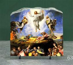 Transfiguration by Raffaello Sanzio Oil Painting Reproduction on Marble Slab