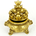 Brass Feng Shui Wealth Pot