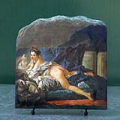 Brown Odalisque by Francois Boucher Oil Painting Reproduction on Natural Stone