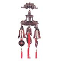 China Pavilion with 3 Feng Shui Fortune Bells