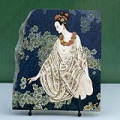 Chinese Painting Reproduction on Marble Slab