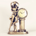 Dancers Abstract Figure Statue Resin Tabletop Clock