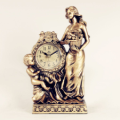 Lady Statue Resin Desktop Clock