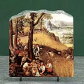 Landscape in Summer by Lucas van Valkenborch Oil Painting Reproduction on Marble Slab
