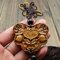 Lucky Charm Wood Carving Mystic Knot