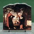 Noli Me Tangere by Hans Holbein the Younger Oil Painting Reproduction on Marble Slab