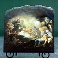 Oil Painting "Dream of Solomon" by Luca Giordano Replica on Slate