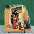 The Woman at the Tomb Oil Painting Reproduction on Slate