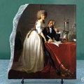 Oil Painting Reproduction on Marble Slab