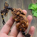 Pi Yao Rosewood Carving Feng Shui Mystic Knot