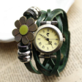 Sunflower Bracelet leather Rivet Stud Watch