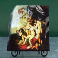 The Bath of Venus by Johann Liss Oil Painting Reproduction on Marble Slab