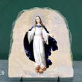 The Immaculate Conception by Francisco de Zurbaran Oil Painting Reproduction on Marble Slab