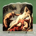 Venus and Satyr by Sebastiano Ricci Oil Painting Reproduction on Marble Slab