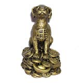 Wealth Dog Standing on Ching Coins