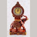 Antique Elephant Desktop Clock