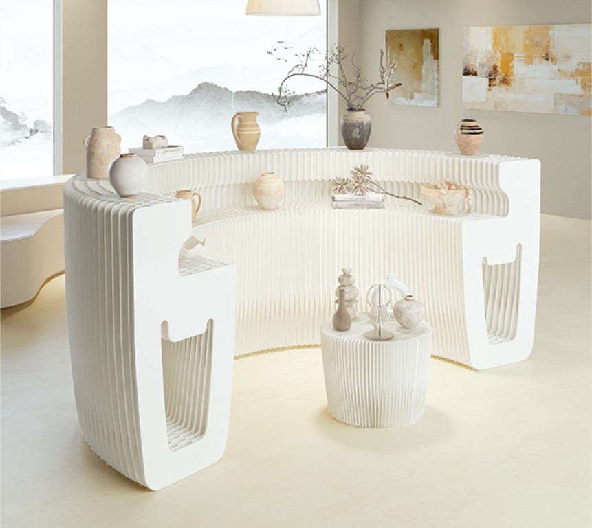 2-in-1 Kraft Paper Made Folding Display Stand BS11